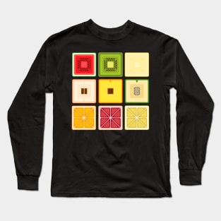 cubic fruits Long Sleeve T-Shirt